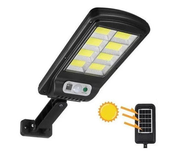 Lampa solara cu panou solar si senzori de lumina